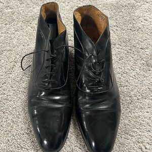 Mauri for Russell & Bromley Men's Black Leather Dress Shoes